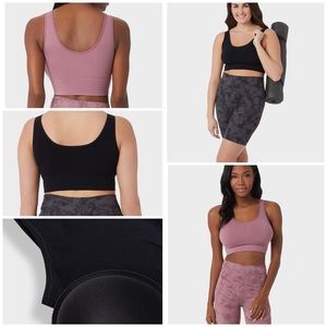 💐 32 Degrees Cool Sports Bras (set of 2) & Scoop Neck Tee